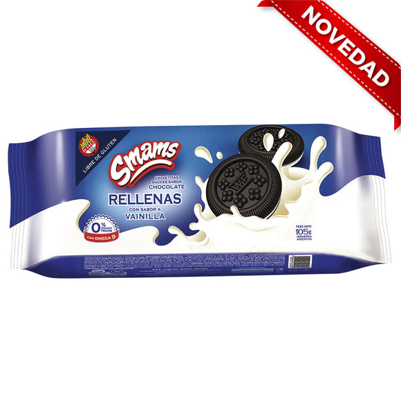 Galletas de chocolate rellenas SMAMS - 105Grs